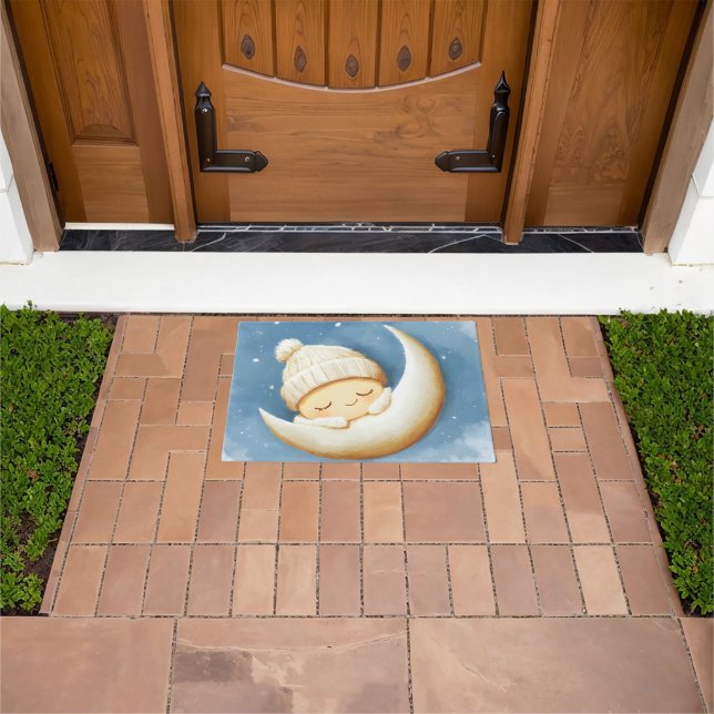 Felpudo Cosy Knit Nap Cresent Moon (Exterior)