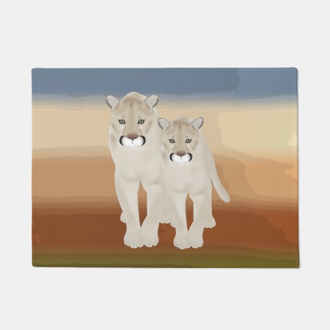 Felpudo Cougar Doormat (Anverso)