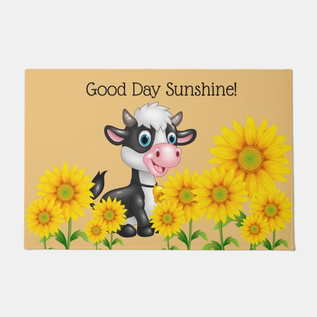 Felpudo Country Cow Doormat (Anverso)