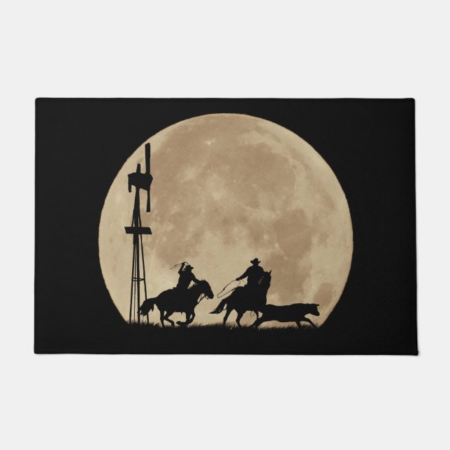 Felpudo Country Western Cowboy (Anverso)