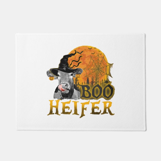 Felpudo Cow Halloween (Anverso)