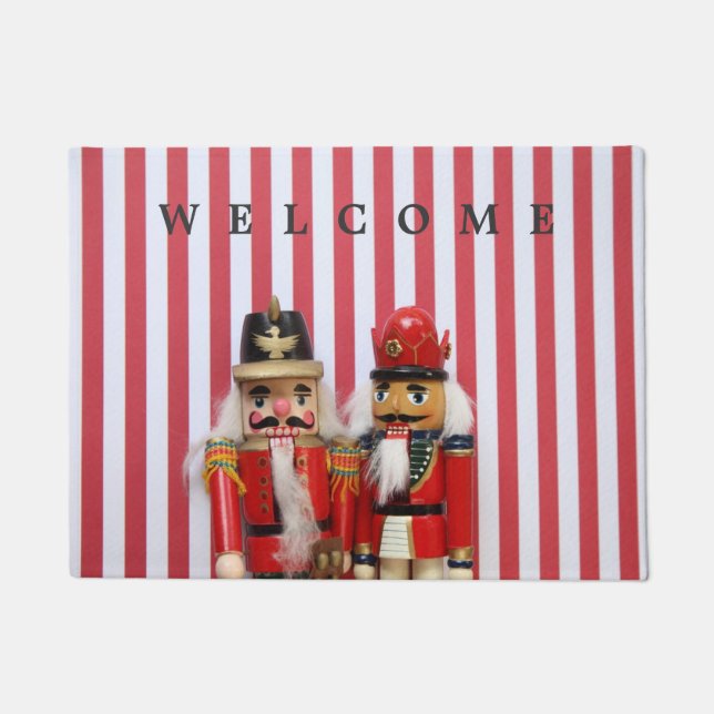 Felpudo Crackers de nueces a rayas (Anverso)