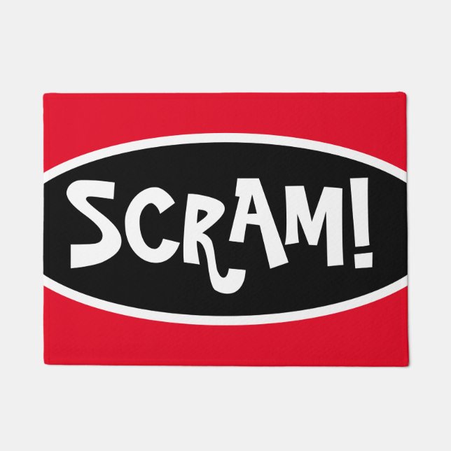 Felpudo ¡Cram! Crotchety Door Mat (Anverso)