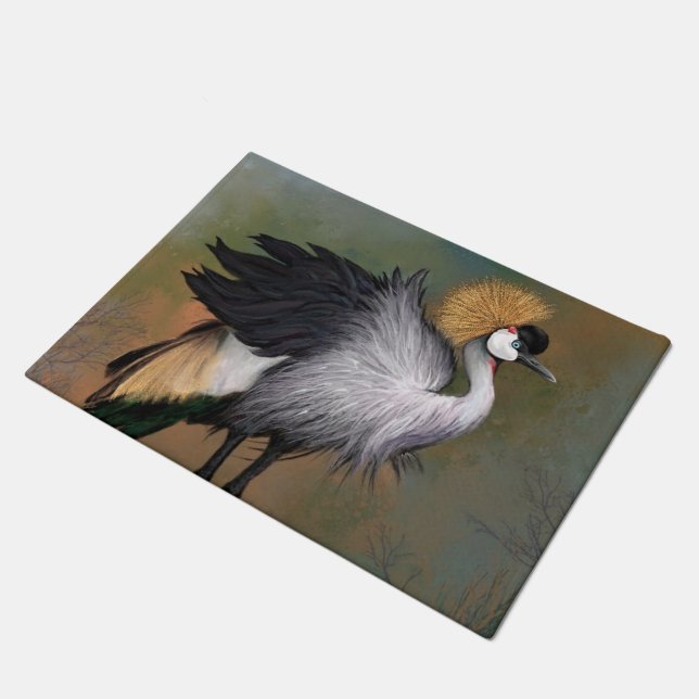 Felpudo Crane Bird Doormat (Angular)