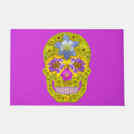 Felpudo Cráneo 3 de la flor