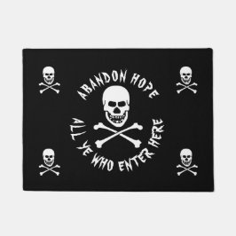 Felpudo Cráneo del infierno de Halloween de Dante