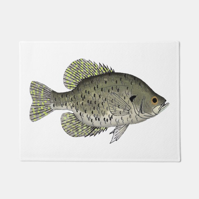 Felpudo Crappie negro (Anverso)