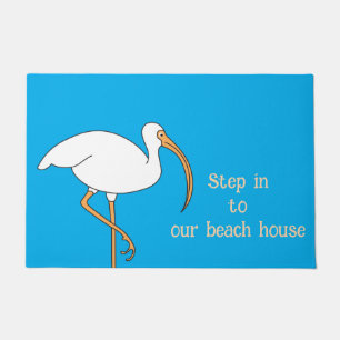 Felpudo Crazy Beach Bird Doing Mat