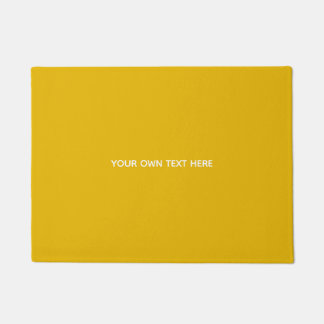 Felpudo Crea tu propio diseño amarillo personalizado