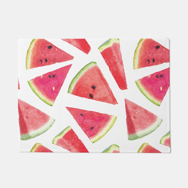 Felpudo Creación de patrón de sandía 2 (Anverso)