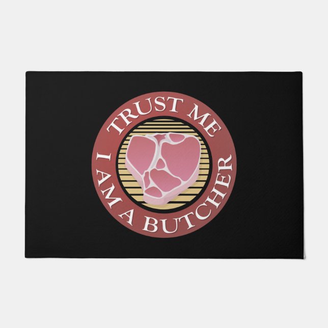 Felpudo Créanme, soy un carnicero. (Anverso)