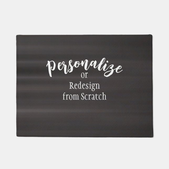 Felpudo Crear su propio diseño personalizado (Anverso)