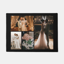 Felpudo Crear su propio signo de bienvenida de 4 Collages