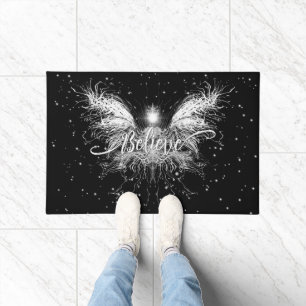 Felpudo Cree Fairy Starlight Fantasy Black
