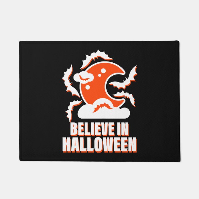 Felpudo Creer En Halloween (Anverso)