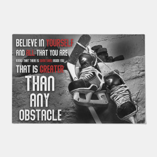 Felpudo Creer En Tu Propia Mat, Motivación De Guay