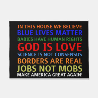 Felpudo Creo en MAGA doormat