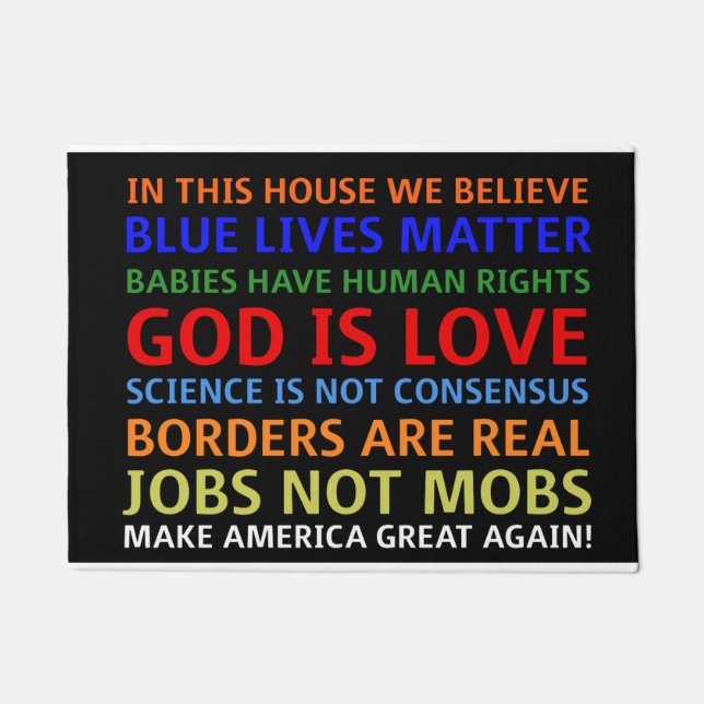 Felpudo Creo en MAGA doormat (Anverso)