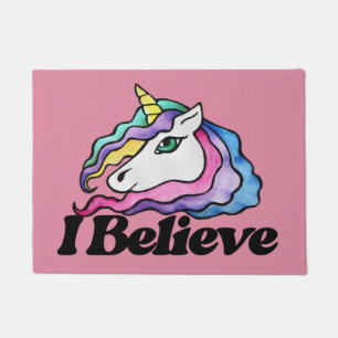 Felpudo Creo en Unicornios