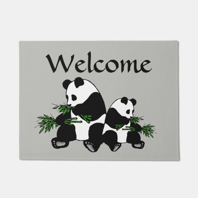 Felpudo Creyendo Panda (Anverso)