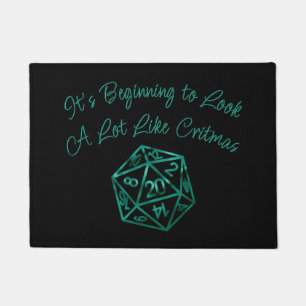 Felpudo Crímenes de RPG Lime Green Tabletop Role Player
