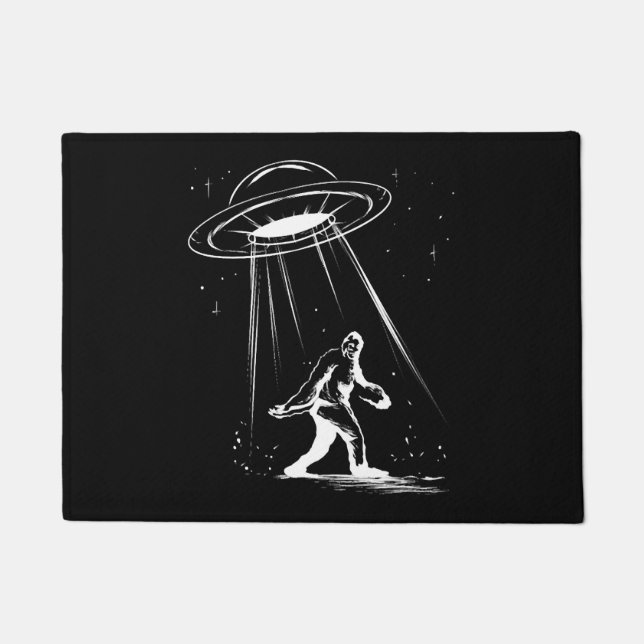 Felpudo Criptozoología Alienígena para Halloween masculino (Anverso)