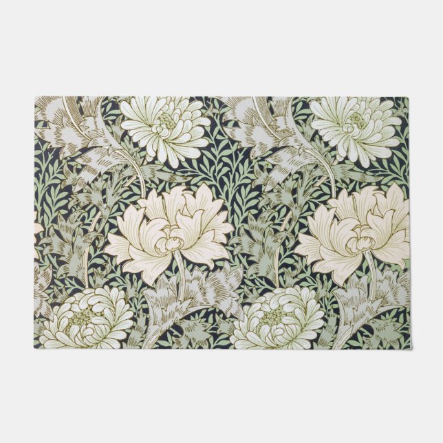 Felpudo Crisantemo, William Morris (Anverso)