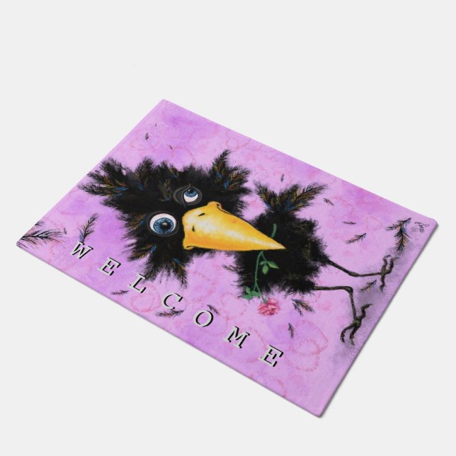Felpudo Crow en el amor - Bienvenida (Angular)