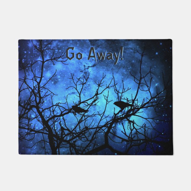 Felpudo Crows: Intento de asesinato con cielos azules (Anverso)