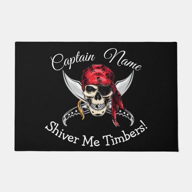Felpudo Cruce de cordones pirata Buccaneer (Anverso)