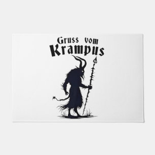 Felpudo Cruss Vom Krampus Navidad Xmas Diablo Espeluznante