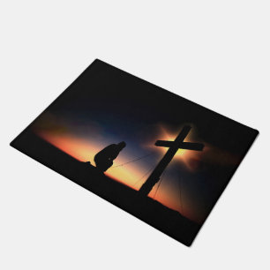 Felpudo Cruz de Crucifixión de Jesucristo