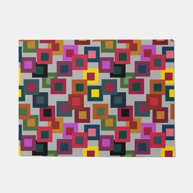 Felpudo Cuadrados oscuros sobre la luz (Anverso)