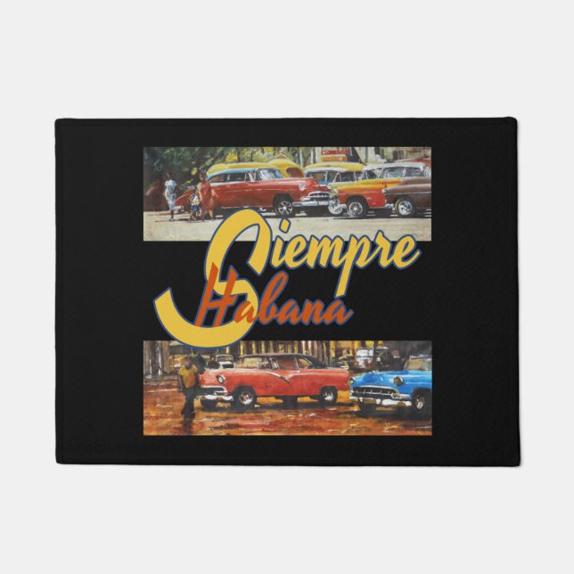 Felpudo Cuba de La Habana - Siempre La Habana (Anverso)