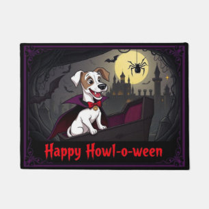 Felpudo Cuenta Whippet Feliz Howl-o-ween