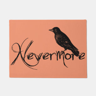 Felpudo Cuervo nunca más Halloween de Edgar Allen Poe