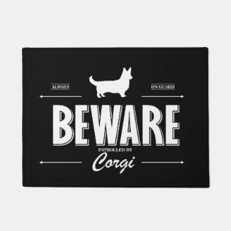 Felpudo Cuidado Con Corgi (Cardigan) Doormat