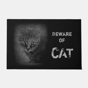 Felpudo Cuidado con el gato Doormat
