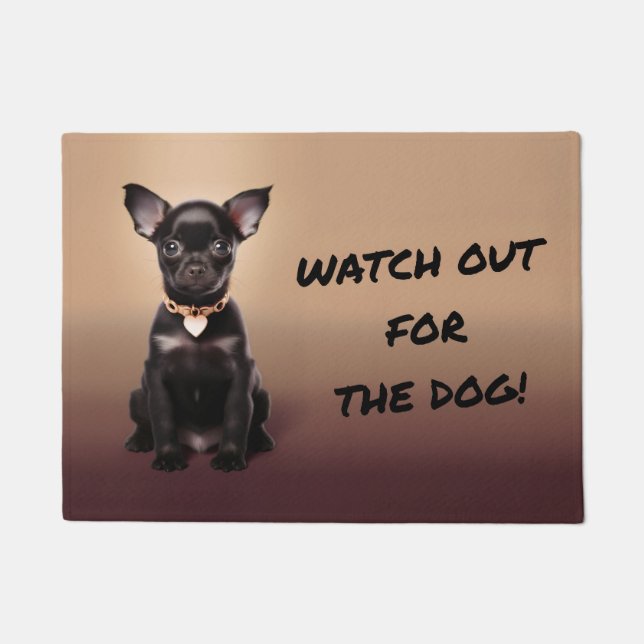 Felpudo ¡Cuidado con el perro! / Beware of the dog! (Anverso)