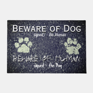 Felpudo Cuidado con el perro Cuidado con el humano Huellas