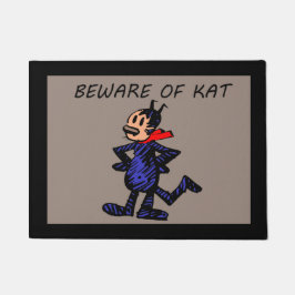 Felpudo "Cuidado con Kat" Doormat
