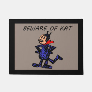 Felpudo "Cuidado con Kat" Doormat