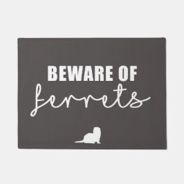 Felpudo Cuidado con los hurones