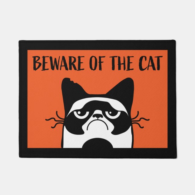 FELPUDO CUIDADO DE LA PUERTA CAT (Anverso)