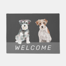 Cuidados acuarelas de los perros Schnauzer
