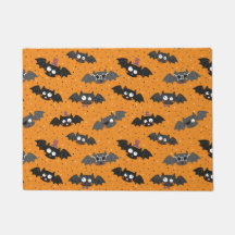 Cuidados murciélagos de Halloween con confetti y G