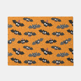 Felpudo Cuidados murciélagos de Halloween con confetti y G