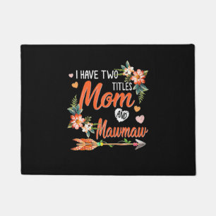 Felpudo Cumpleaños De Mamá Y Mawmaw
