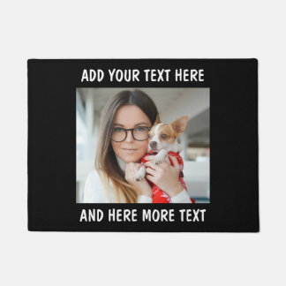 Felpudo Custom Photo and Text Door Mat
