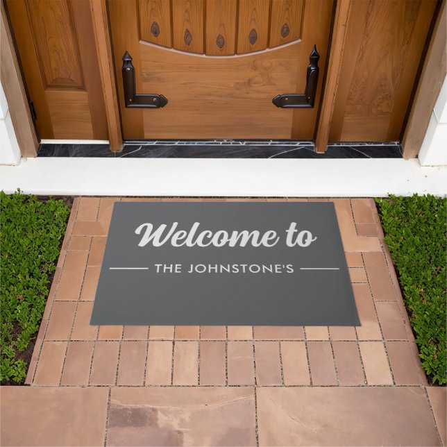 Felpudo Custom Printed Welcome Mat with Name or Design (Exterior)